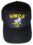 NMCB-15 Seabees Hat - Black Golf - Veteran Owned Business - HATNPATCH