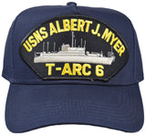 USNS Albert J. Myer T-ARC 6 Ship HAT - Navy Blue