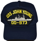 USS JOHN YOUNG DD-973 HAT