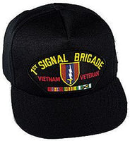 1ST SIGNAL BRIGADE VIETNAM VET HAT - HATNPATCH