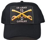 US ARMY 19D CAVALRY CAV HAT - BLACK - Veteran Owned Business