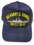 USS Harry E. Yarnell DLG-17/CG-17 Ship HAT - Navy Blue - Veteran Owned Business