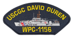 USCGC DAVID DUREN WPC-1156 SHIP PATCH - GREAT COLOR - Veteran Owned Business