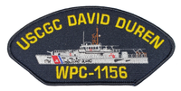 USCGC DAVID DUREN WPC-1156 SHIP PATCH - GREAT COLOR - Veteran Owned Business