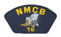 NMCB-16 Seabees Patch - Great Color - Veteran Owned Business