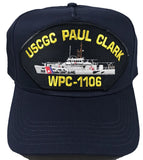 USCGC PAUL CLARK WPC-1106 SHIP HAT - NAVY BLUE - Veteran Owned Business