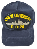 USS Wainwright DLG-28 Ship HAT - Navy Blue - Veteran Owned Business