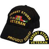 DESERT STORM VETERAN HAT W/RIBBONS