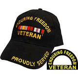 ENDURING FREEDOM VETERAN HAT W/RIBBONS