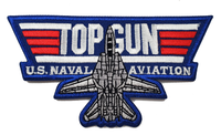Top Gun W/Jet Navy Patch - HATNPATCH