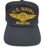 US NAVAL AVIATION W/ NAVAL AIR CREW MAN WINGS HAT CAP VETERAN AW RATING