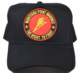 MONTFORD POINT MARINES HAT - BLACK - Veteran Owned Business