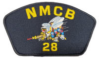 NMCB-28 Seabees Patch - Great Color - Veteran Owned Business