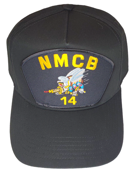 NMCB-14 Seabees Hat - Black Golf - Veteran Owned Business