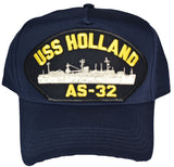 USS HOLLAND AS-32 HAT - NAVY BLUE - Found per customer request! Ask Us!