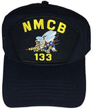 USN NAVAL MOBILE CONSTRUCTION BATTALION NMCB 133 HAT CAP SEABEE CAN DO - HATNPATCH