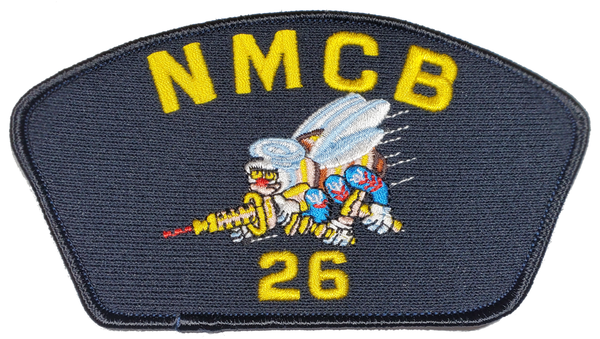 NMCB-26 Seabees Patch - Great Color - Veteran Owned Business