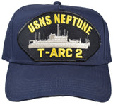 USNS NEPTUNE T-ARC 2 SHIP HAT - NAVY BLUE
