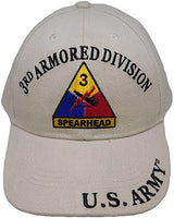 3RD ARMORED DIVISION TAN HAT - HATNPATCH