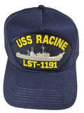USS Racine LST-1191 Ship HAT - Navy Blue - Veteran Owned Business