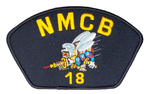 NMCB-18 Seabees Patch - Great Color - Veteran Owned Business