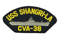 USS SHANGRI-LA CVA-38 PATCH - Found per customer request! Ask Us! - HATNPATCH
