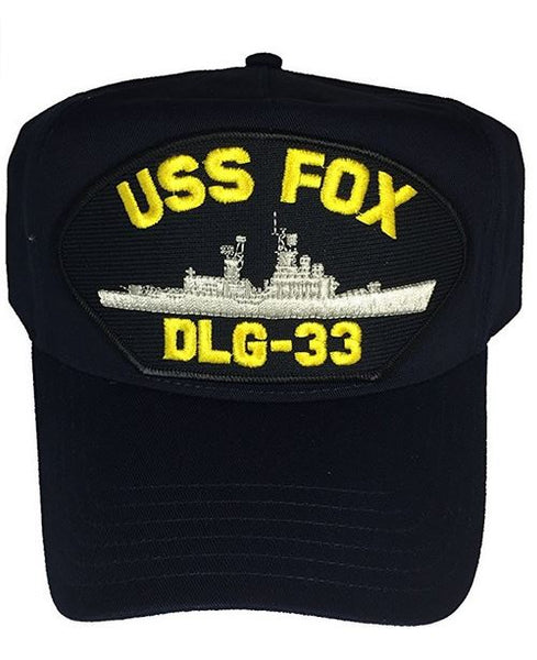 USS FOX DLG-33 HAT - HATNPATCH