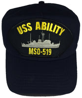 USS ABILITY MSO-519 Hat - HATNPATCH