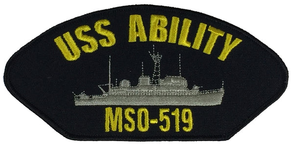 USS ABILITY MSO-519 PATCH - HATNPATCH