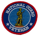 ARMY NATIONAL GUARD VETERAN 3" ROUND PATCH - Color - Veteran Owned Business. - HATNPATCH