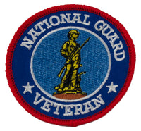 ARMY NATIONAL GUARD VETERAN 3" ROUND PATCH - Color - Veteran Owned Business. - HATNPATCH