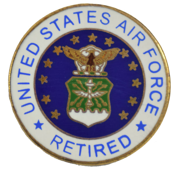 USAF RETIRED HAT PIN - HATNPATCH