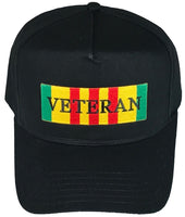 VIETNAM VETERAN W/ VIETNAM SERVICE RIBBON HAT - HATNPATCH