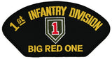 1ST INF DIV "BIG RED ONE" PATCH - HATNPATCH