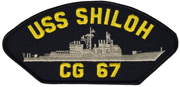 USS SHILOH CG 67 SHIP PATCH - GREAT COLOR - Veteran Owned Business - HATNPATCH