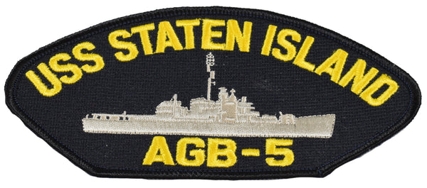 USS STATEN ISLAND AGB-5 SHIP PATCH - HATNPATCH