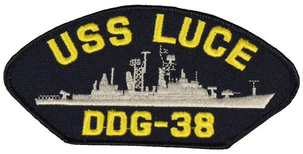 USS LUCE DDG-38 SHIP PATCH - GREAT COLOR - Veteran Owned Business - HATNPATCH