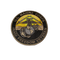 U.S. Marine Corps Iraqi Freedom Veteran OIF Marine Vet Patch - Veteran Owned Business - HATNPATCH