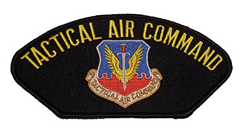 USAF TACTICAL AIR COMMAND w/TAC Logo Patch - Veteran Owned Business - HATNPATCH