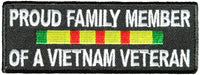 PROUD FAMILY MEMBER OF A VIETNAM VETERAN WITH RIBBON Patch - HATNPATCH