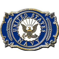 U.S. NAVY LOGO - Cast Belt Buckle - HATNPATCH