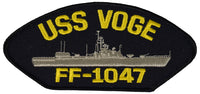 USS VOGE FF-1047 SHIP PATCH - GREAT COLOR - Veteran Owned Business - HATNPATCH