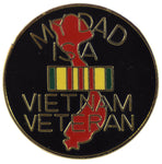 MY DAD IS A VIETNAM VET HAT PIN - HATNPATCH