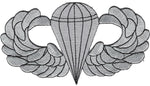 Airborne Basic Jump Wings Badge 5 inch Patch - HATNPATCH