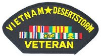 VIETNAM/DESERT STORM VET PATCH - HATNPATCH