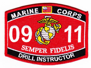 US Marine Corps 0911 Drill Instructor MOS Patch - HATNPATCH