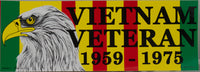 Vietnam Veteran 1959 - 1975 Bumper Sticker - HATNPATCH