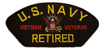 US NAVY RETIRED VIETNAM VETERAN PATCH - HATNPATCH