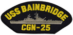 USS BAINBRIDGE CGN-25 SHIP PATCH - GREAT COLOR - Veteran Owned Business - HATNPATCH