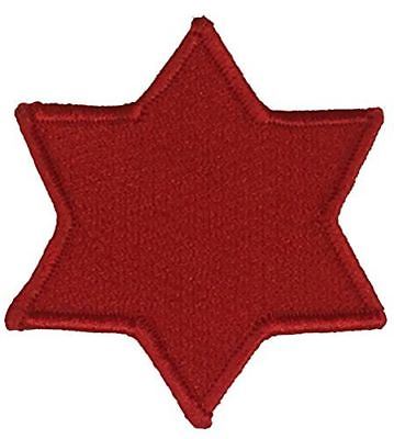 US ARMY 6TH ID SIXTH INFANTRY DIVISION PATCH VETERAN RED STAR SIGHT SEEIN' SIXTH - HATNPATCH